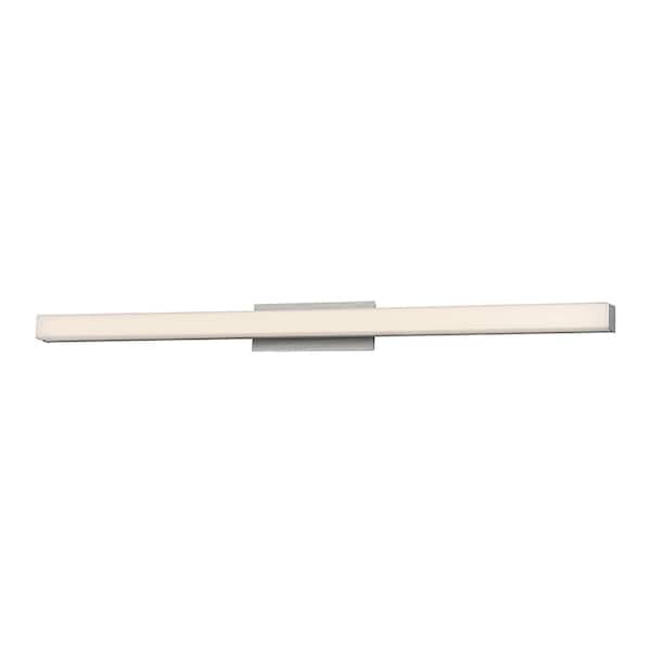 Dweled Brink 36" LED Bathroom Vanity or Wall Light 3-CCT 2700K-3000K-3500K Set to 3000K Brushed Aluminum WS-776 - main